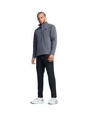 Under Armour Grey Drive Pro Storm Quarter Zip Sweatshirt - Image 3 of 6
