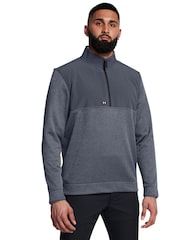 Under Armour Grey Drive Storm Quarter Zip Sweatshirt - Image 1 of 5