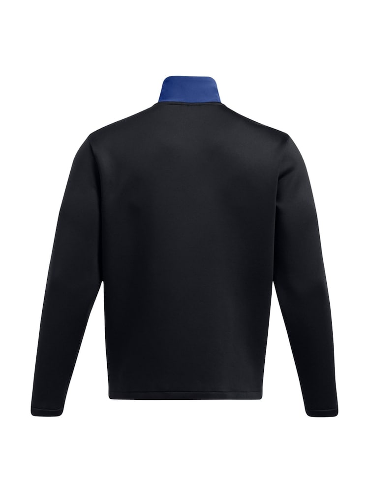 Under Armour Blue/Navy Drive Pro Storm Quarter Zip Sweatshirt - Image 5 of 5