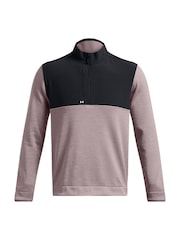 Under Armour Grey/Black Drive Storm Quarter Zip Sweatshirt - Image 3 of 4