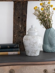 Laura Ashley White Westbourne Ginger Jar - Image 1 of 6