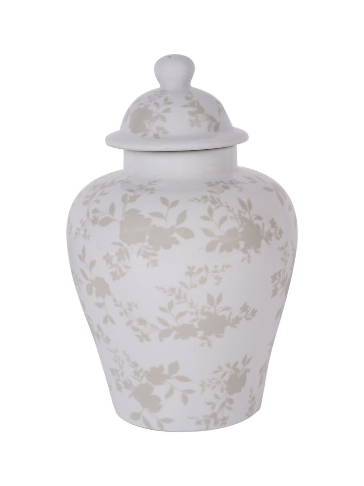 Laura Ashley White Westbourne Ginger Jar - Image 2 of 6