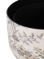 Laura Ashley Set of 2 Cream Marlbrook Planters - Image 4 of 5