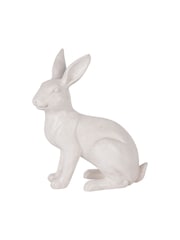 Laura Ashley Cream Hare Sculpture Ornament - Image 3 of 6