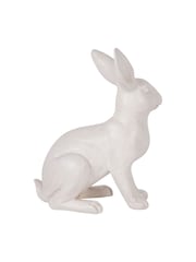 Laura Ashley Cream Hare Sculpture Ornament - Image 5 of 6
