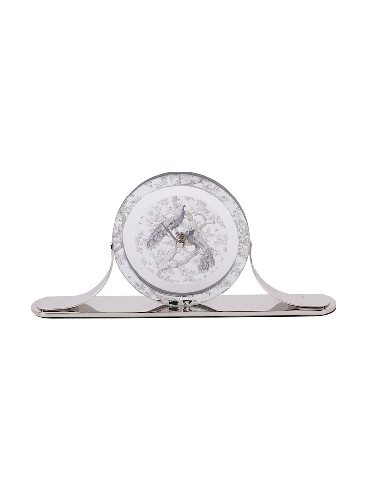 Laura Ashley Grey Belvedere Mantel Clock - Image 2 of 6