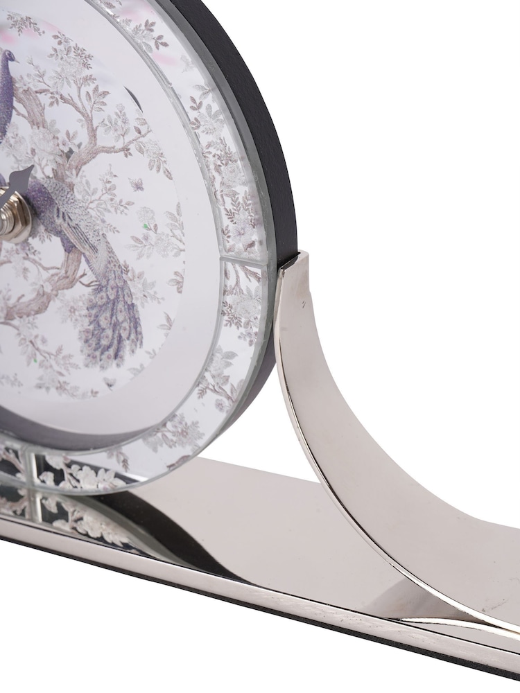 Laura Ashley Grey Belvedere Mantel Clock - Image 6 of 6