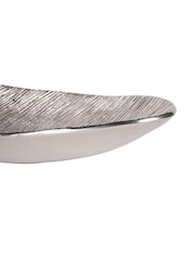 Laura Ashley Silver Large Albury Leaf Oval Bowl - Image 6 of 6