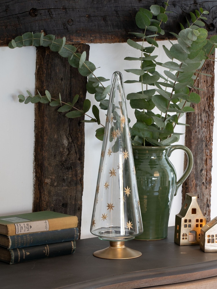 Laura Ashley Large Stars Glass Tree - Image 1 of 5