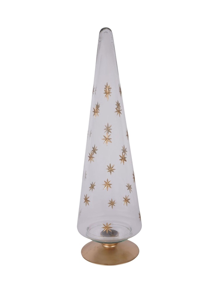 Laura Ashley Large Stars Glass Tree - Image 2 of 5