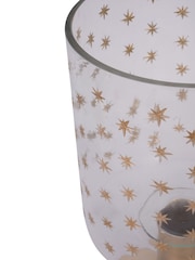 Laura Ashley Stars Glass Hurricanes - Image 4 of 5