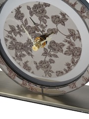 Laura Ashley Smoked Pollington Rose Mantel Clock - Image 4 of 5