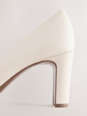 Bone Standard/Wide Fit Forever Comfort® Round Toe Block Court Shoes - Image 3 of 5