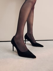 Черная замша - Кожаные туфли-юли Forever Comfort® - Image 1 of 5