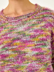 Roman Red Fluffy Knit Jumper - Image 6 of 6