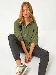 Roman Black Finish Mom Style Jeans - Image 1 of 6