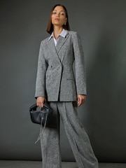 Roman Grey Double Breasted Tailored Jacket - Image 2 of 9