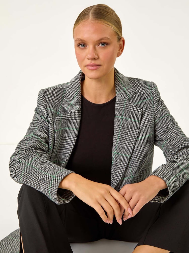 Roman Black Tailored Single Breasted Coat - Image 1 of 7