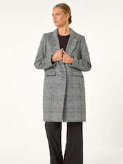Roman Black Tailored Single Breasted Coat - Image 5 of 7