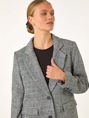 Roman Black Tailored Single Breasted Coat - Image 6 of 7