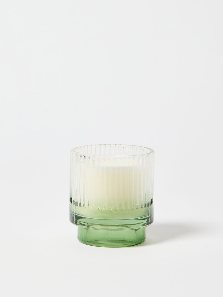 Oliver Bonas Green Nora Relax Jasmine & Cedarwood Scented Candle - Image 2 of 3