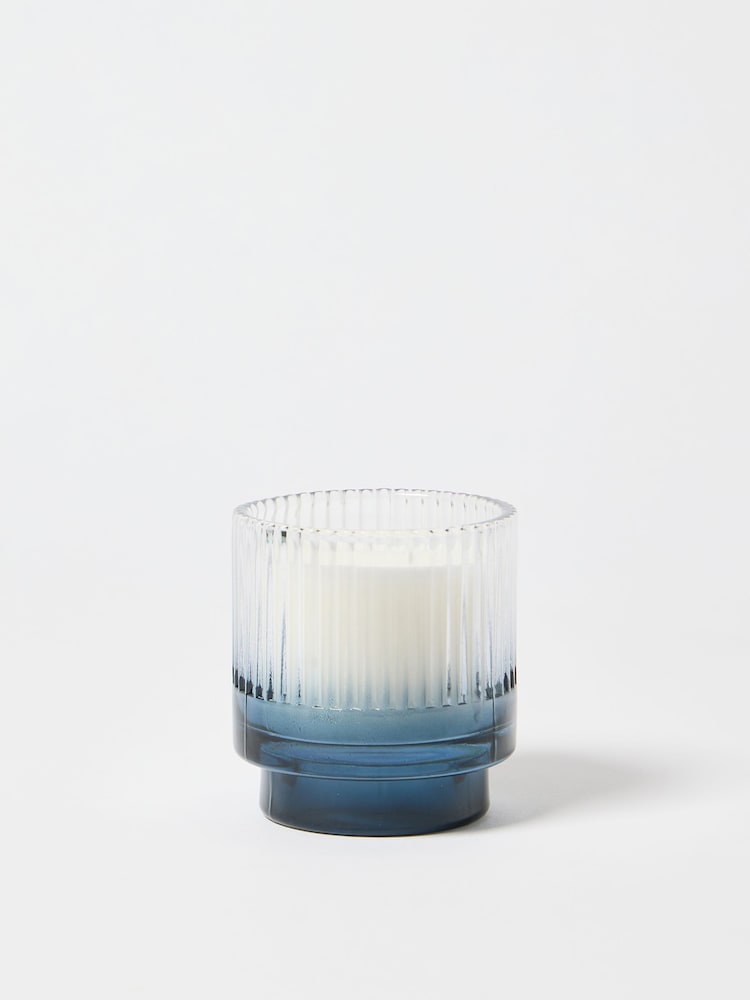 Oliver Bonas Blue Nora Sleep Lavender & Sage Scented Candle - Image 2 of 3