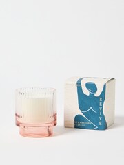 Oliver Bonas Pink Nora Revive Bergamot & Mandarin Scented Candle - Image 1 of 3