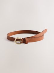 Preto/Ruivo - Pacote de Belts finos de PU 2 - Imagem 3 de 5