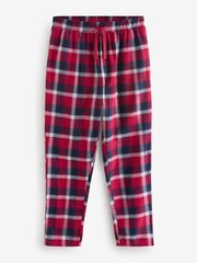Threadbare Red Curve 100% Cotton Long Sleeve Christmas Check Pyjama Set - Image 8 of 8