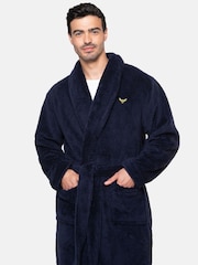 أزرق داكن - روب فليس Teddy من Threadbare - صورة 3 من 4