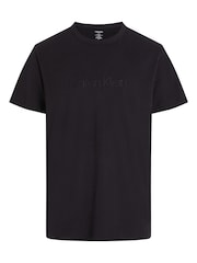 Calvin Klein Black 100% Cotton Lounge T-Shirt - Image 1 of 2