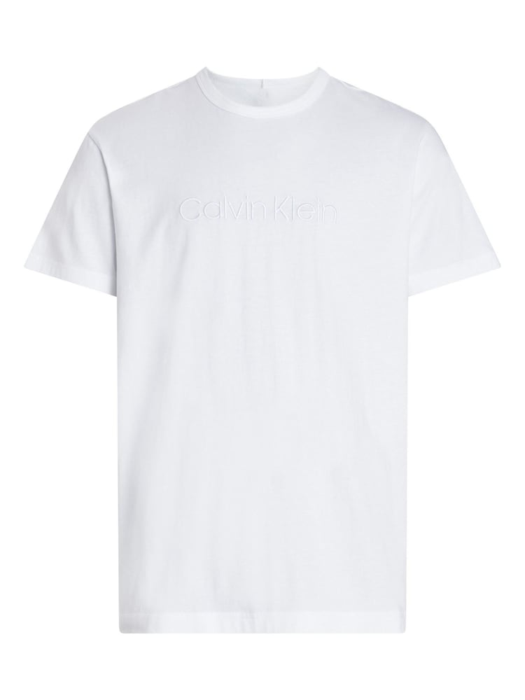 Calvin Klein White 100% Cotton Lounge T-Shirt - Image 1 of 2