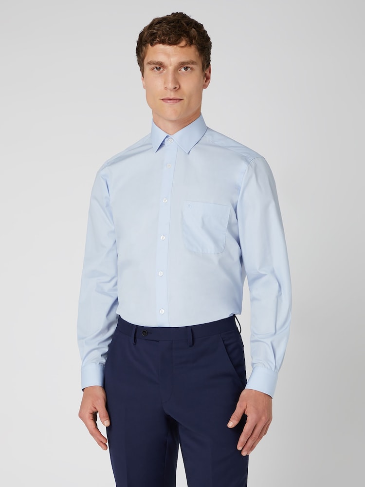 Remus Uomo Relaxed Fit Cotton Blend Shirt - Bild 1 von 5