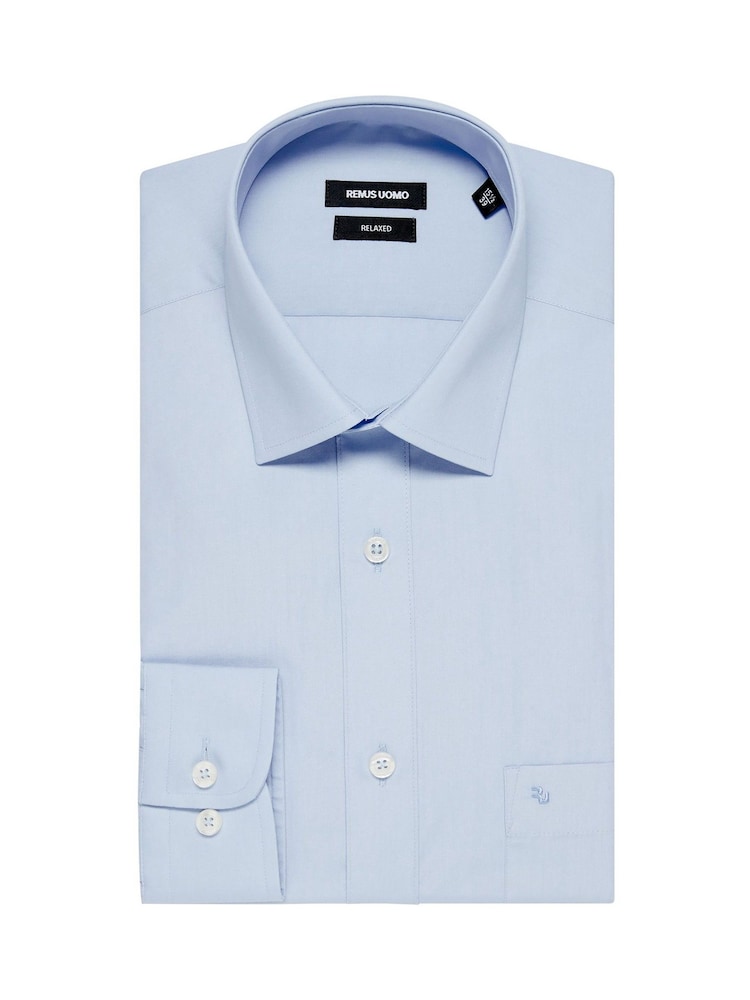 Remus Uomo Relaxed Fit Cotton Blend Shirt - Bild 5 von 5