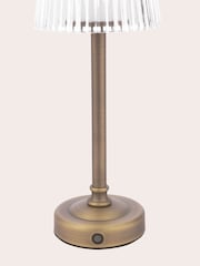 Laura Ashley Matt Antique Brass Callaghan Rechargeable Table Lamp - Image 6 of 6