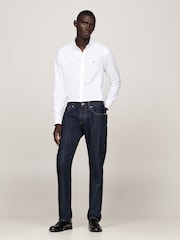 Tommy Hilfiger Slim Fit Button Down Collar Poplin Shirt - Изображение 1 из 8