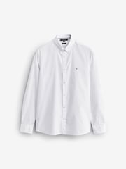 Tommy Hilfiger Slim Fit Button Down Collar Poplin Shirt - Изображение 5 из 8