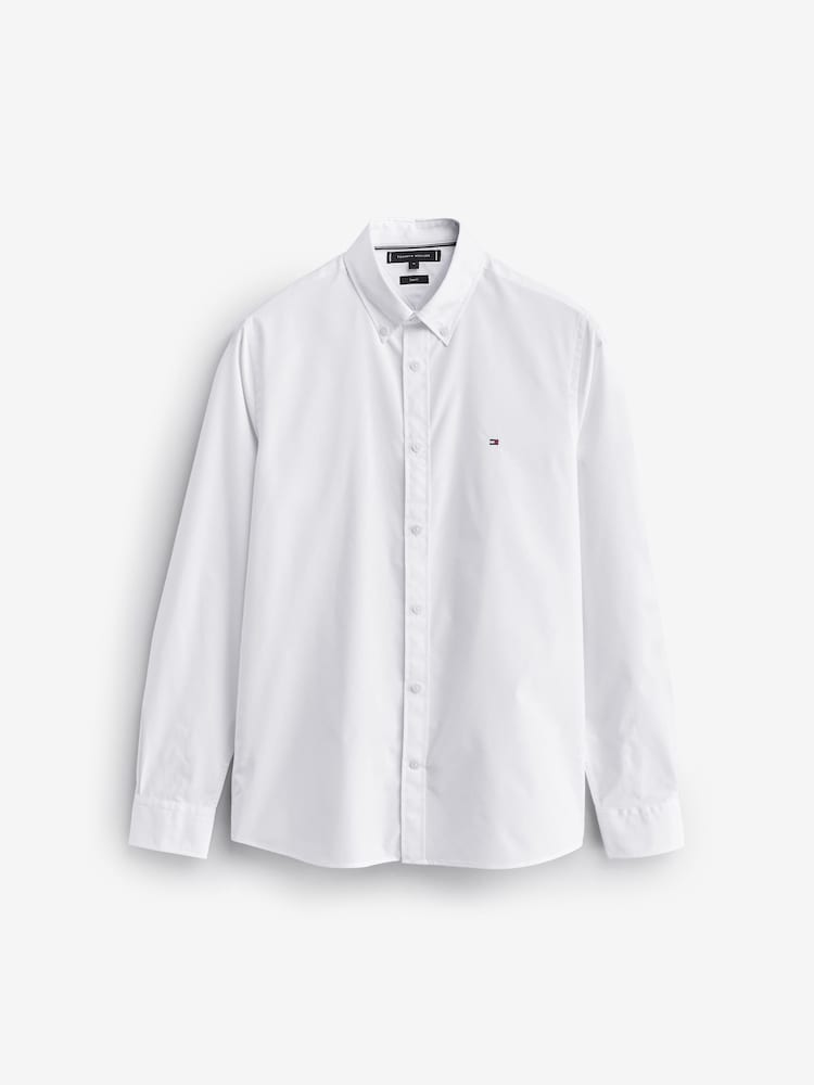 Tommy Hilfiger Coupe ajustée Button Down Col Poplin Chemises - Image 5 of 8