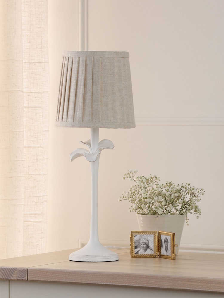 Laura Ashley White Eleni Table Lamp - Image 2 of 6 Laura Ashley White Eleni Table Lamp - Image 2 of 6