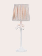 Laura Ashley White Eleni Table Lamp - Image 3 of 6