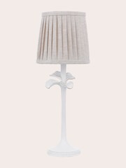 Laura Ashley White Eleni Table Lamp - Image 4 of 6