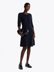 Tommy Hilfiger Blue Pure Wool Mini Jumper Dress - Image 1 of 11