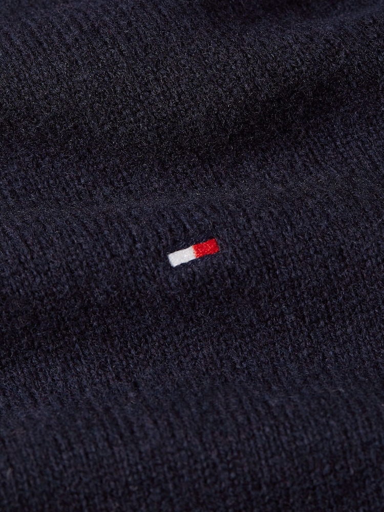 Tommy Hilfiger Blue Pure Wool Mini Jumper Dress - Image 11 of 11
