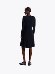 Tommy Hilfiger Blue Pure Wool Mini Jumper Dress - Image 4 of 11