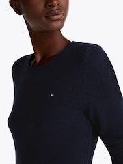 Tommy Hilfiger Blue Pure Wool Mini Jumper Dress - Image 7 of 11