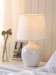 Laura Ashley White Redhall Table Lamp - Image 2 of 6