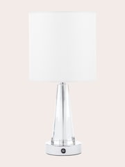 Laura Ashley Clear Blake Rechargeable Wireless Table Lamp - Image 3 of 6