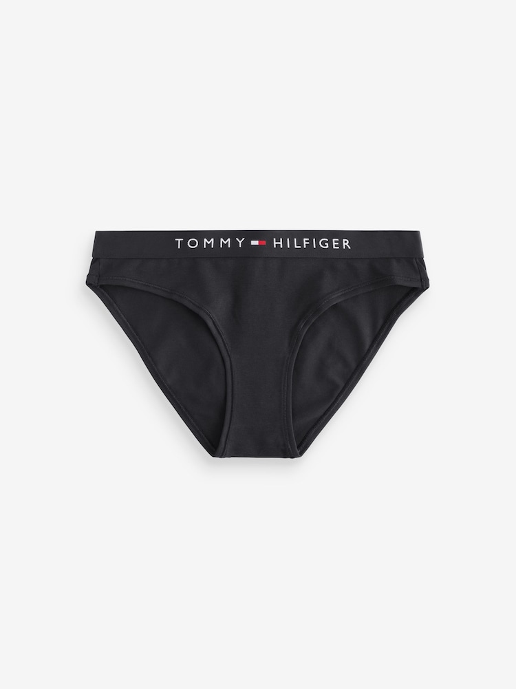 Tommy Hilfiger Black Original Logo Waistband Knickers - Image 7 of 7