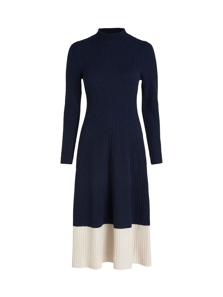 Tommy Hilfiger Curve Slim Midi Jumper Dress with Cashmere - Изображение 5 из 5