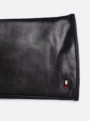 Tommy Hilfiger Black Essential Enamel Flag Leather Gloves - Image 3 of 3